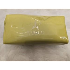 JEFFREE STAR NEON YELLOW ACCESSORY MAKEUP BAG